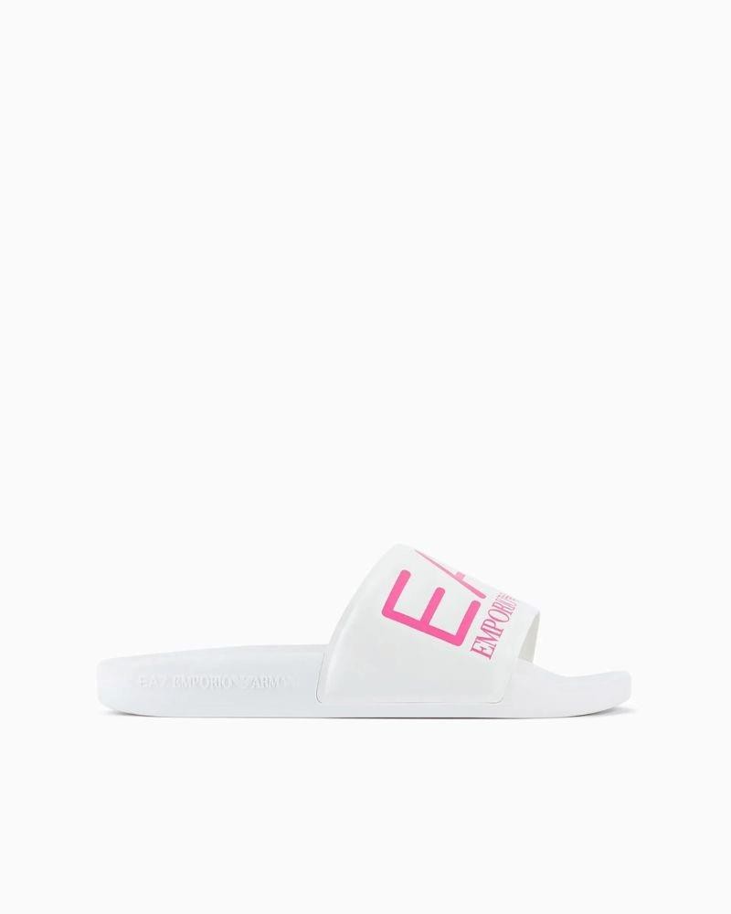 Sandálias Chinelos Mulher EA7 Branco XCP001 XCC22