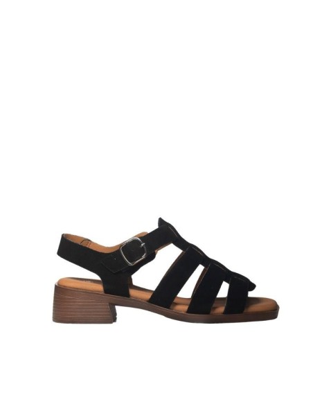 RKS sandalias de tacón negras para mujer, elegantes y versátiles