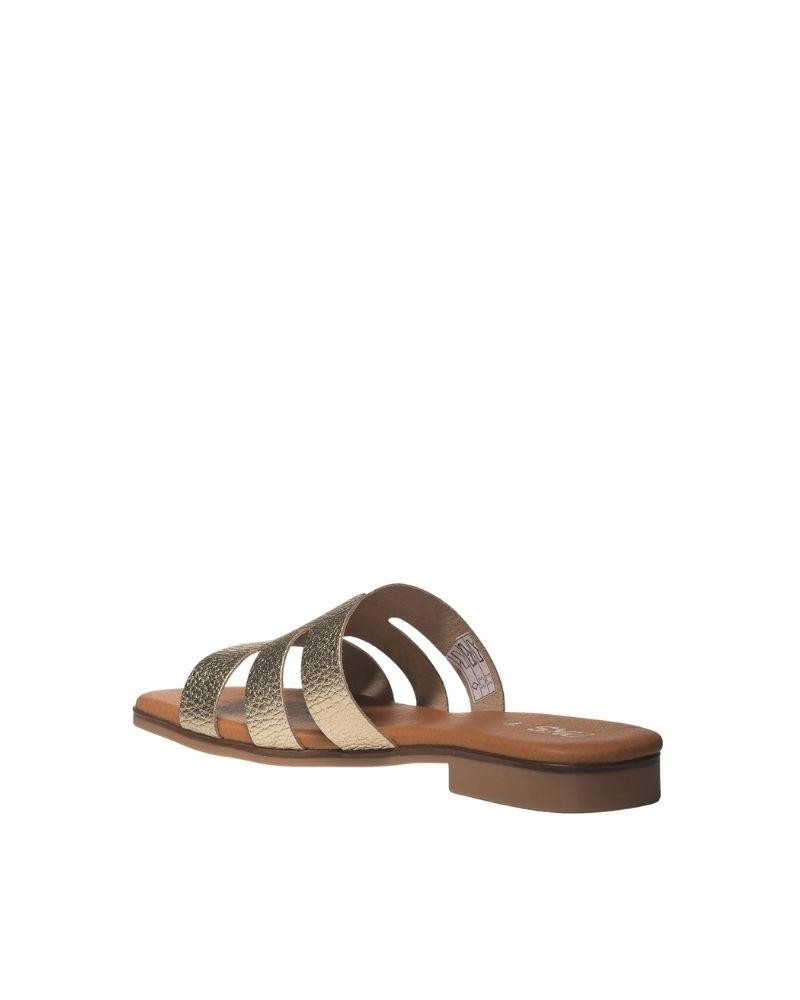  Sandalias Abiertas Mujer RKS Oro 3076