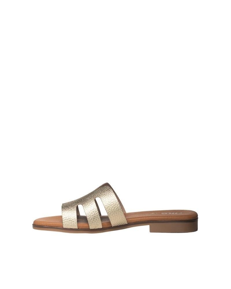  Sandalias Abiertas Mujer RKS Oro 3076