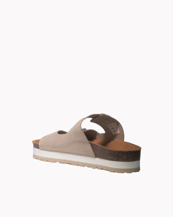 RKS Sandalias Abiertas Mujer Beige 11097