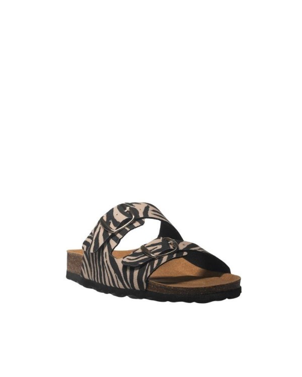Sandálias Abertas Mulher RKS Animal Print 11096