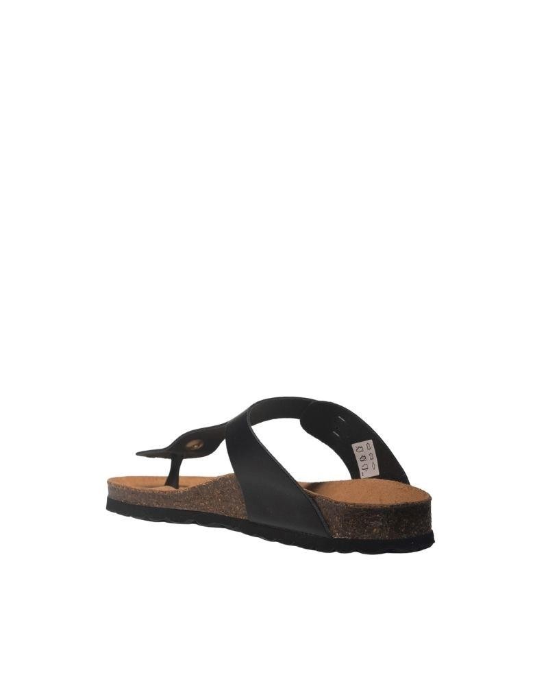  Sandalias Abiertas Mujer RKS Negro 0300