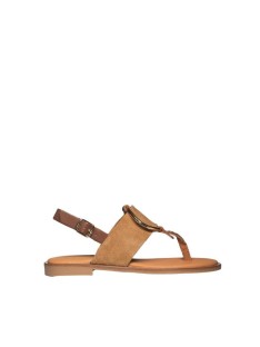 RKS sandalias de dedo marrones para mujer, clásicas y versátiles