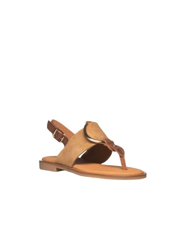 Sandalias Abertas de Senhora RKS Marrom MUSAKA 01