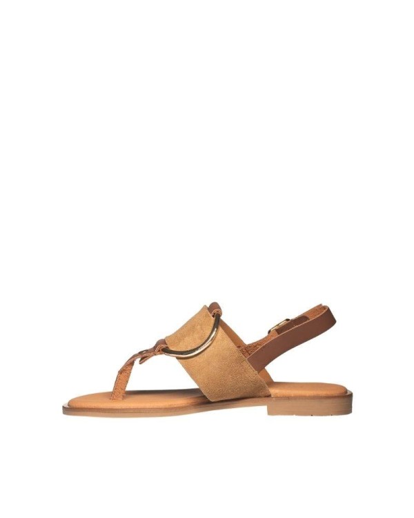 RKS Sandalias De dedo Abiertas Mujer Marrón MUSAKA 01