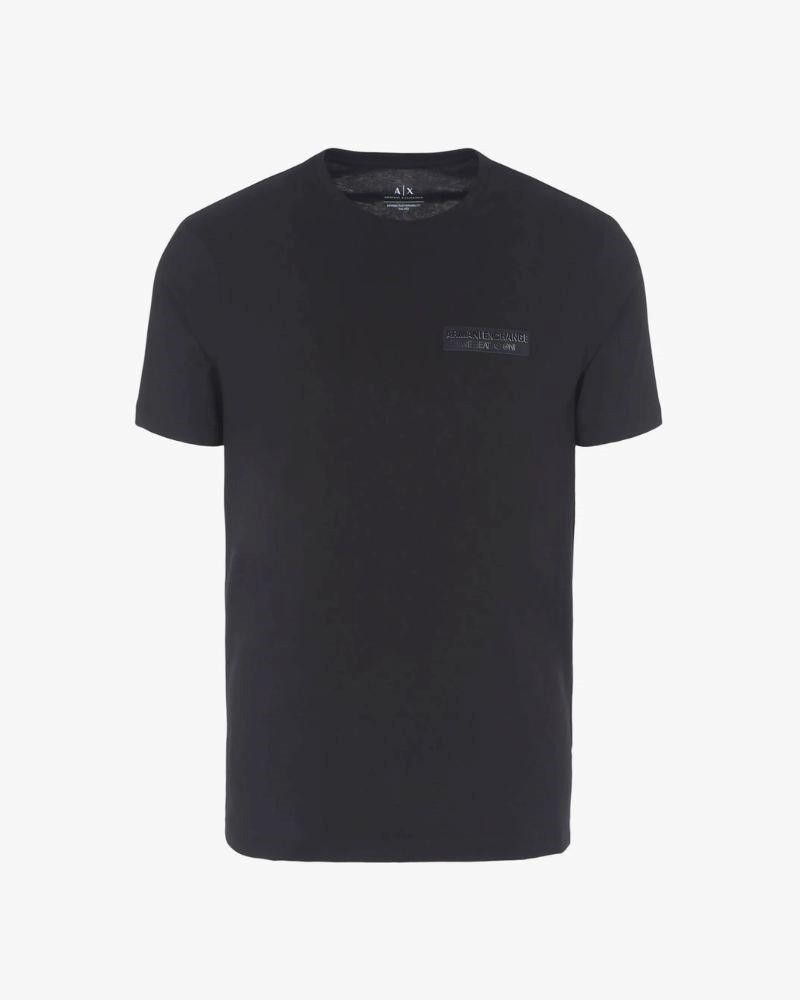 ARMANI EXCHANGE Camisetas Manga corta Hombre Negro 6RZTHJ ZJ8EZ