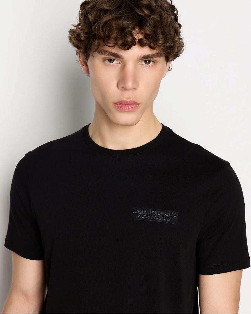 ARMANI EXCHANGE Camisetas Manga corta Hombre Negro 6RZTHJ ZJ8EZ