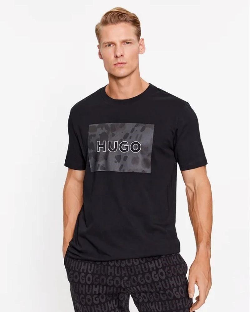 HUGO Camisetas Manga corta Hombre Negro 50498220