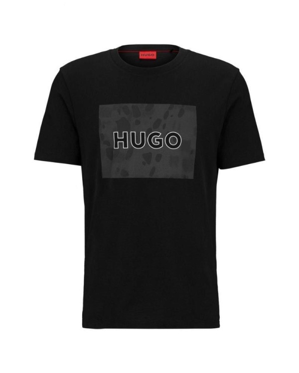 HUGO Camisetas Manga corta Hombre Negro 50498220