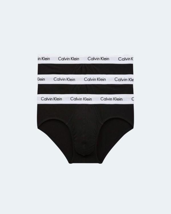 Roupas íntimas Slips Homem CALVIN KLEIN Preto 0000U2661G 3P HIP BRIEF