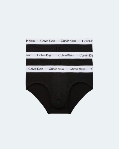 Roupas íntimas Slips Homem CALVIN KLEIN Preto 0000U2661G 3P HIP BRIEF