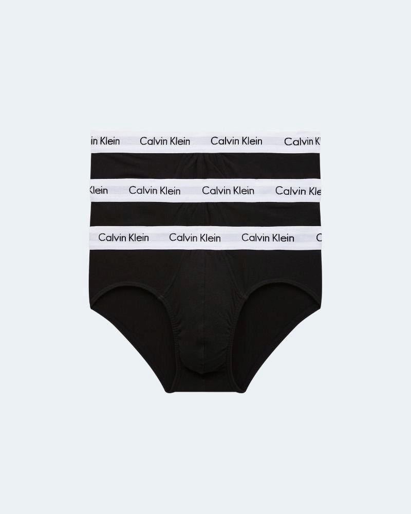 Ropa interior Slips Hombre CALVIN KLEIN Negro 0000U2661G 3P HIP BRIEF