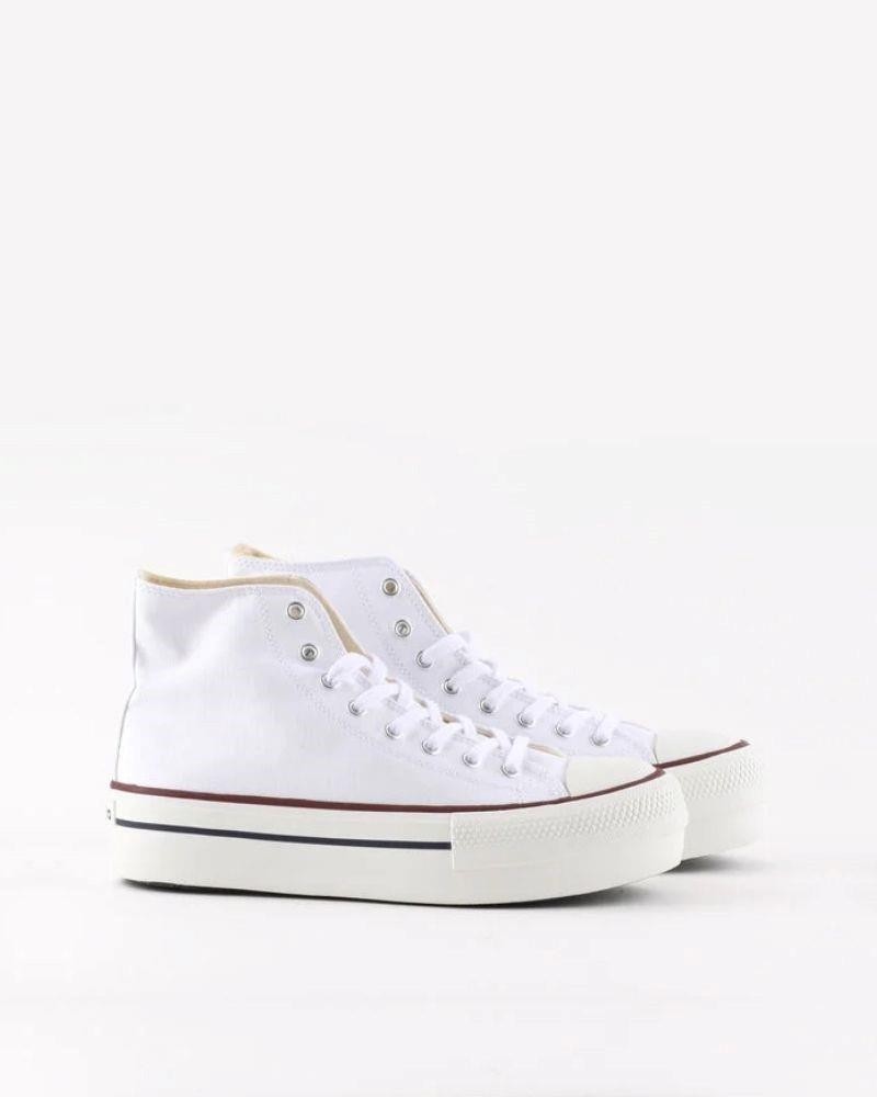Zapatillas blancas de mujer Victoria Tribu, diseño urbano y moderno