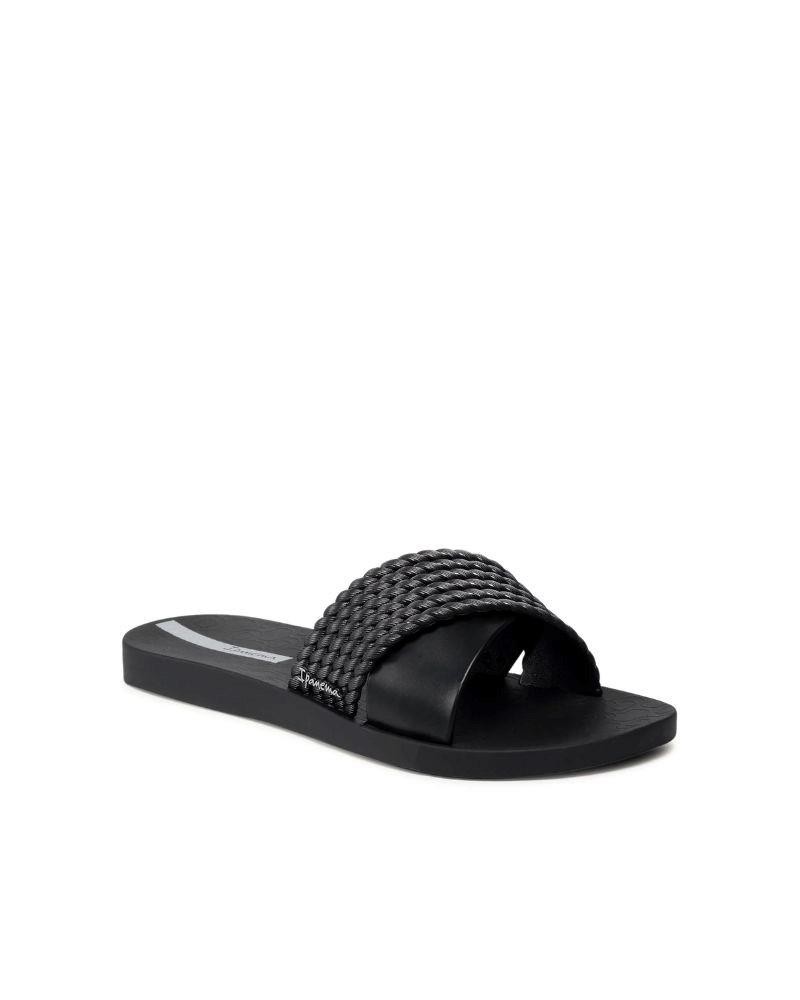  Sandalias Abiertas Chancletas Mujer IPANEMA Negro 83244 STREET II