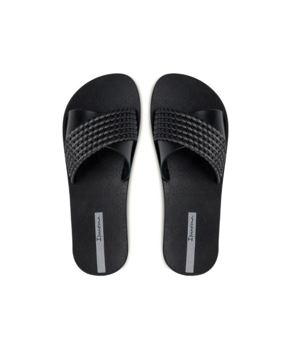  Sandalias Abiertas Chancletas Mujer IPANEMA Negro 83244 STREET II