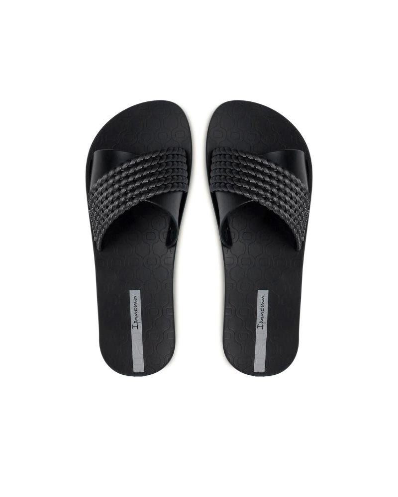  Sandalias Abiertas Chancletas Mujer IPANEMA Negro 83244 STREET II