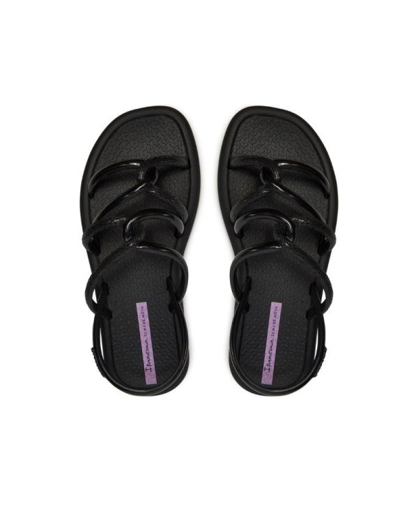  Sandalias De dedo Abiertas Chancletas Mujer IPANEMA Negro 27135 MEU SOL SANDAL AD