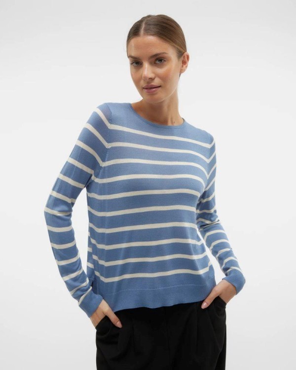  Jersey Manga larga Mujer VERO MODA Azul 10282354 NOVA