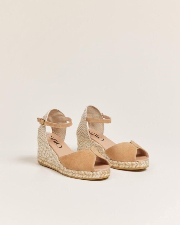 Gaimo Zapatos Alpargatas Mujer Marrón RONNY Made In Spain.