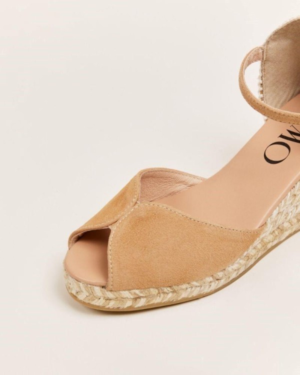 Gaimo Zapatos Alpargatas Mujer Marrón RONNY Made In Spain.
