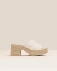 Gaimo Sandalias Abiertas Alpargatas Mujer Blanco KALA Made In Spain.