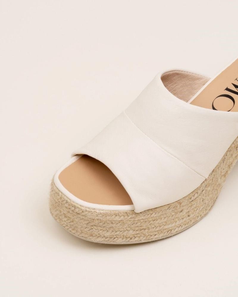 Gaimo Sandalias Abiertas Alpargatas Mujer Blanco KALA Made In Spain.