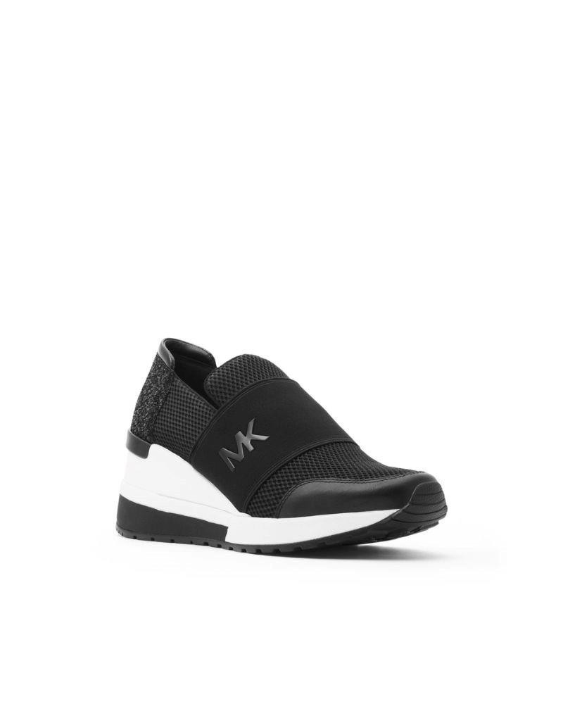 Sapatilhas urbanas femininas preto Michael Kors Black Friday promoções