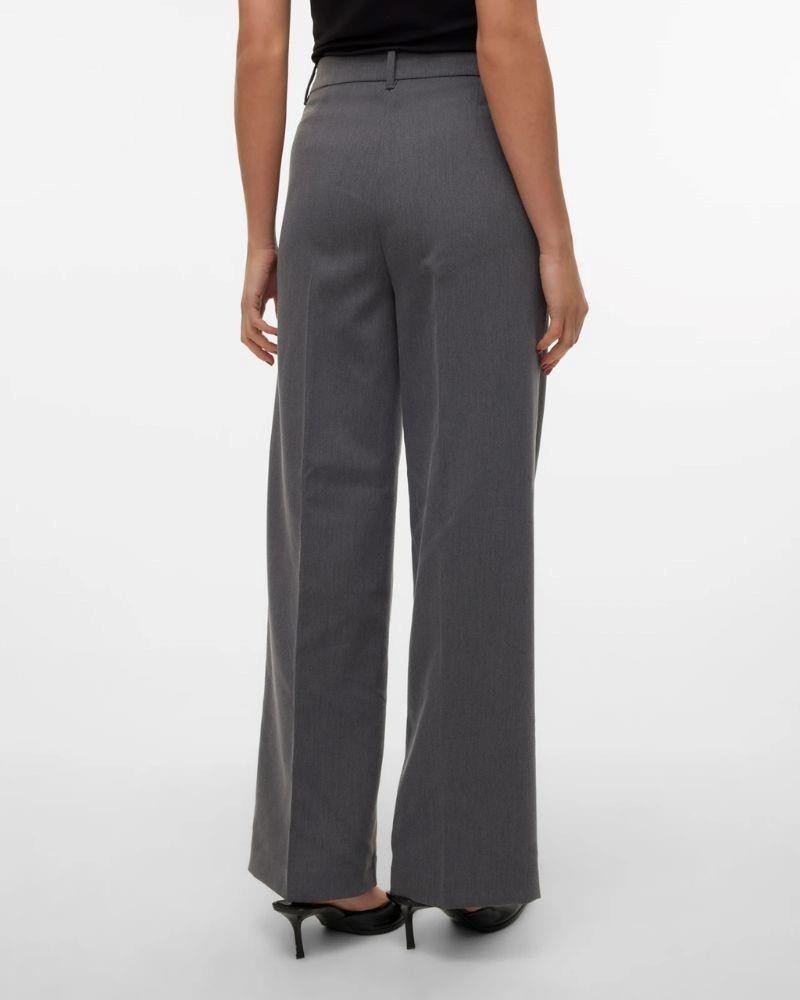 VERO MODA Calças Compridas Mulher Cinza 10311175 BEATE