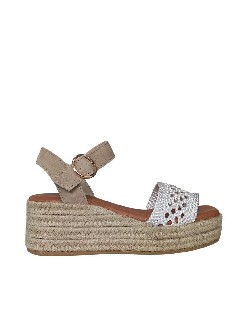 Sandalias Abertas Alpargatas Mulher RKS Bege NEW BONITA 05