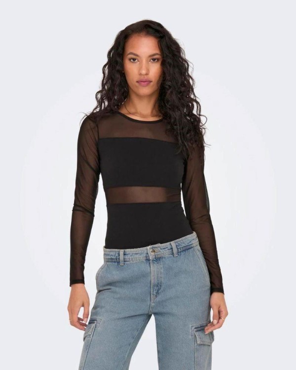 APENAS Camisolas Manga comprida Mulher Preto 15212500 ESTHER