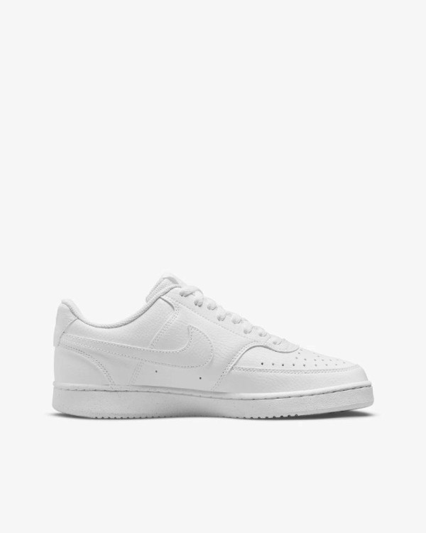 Zapatillas bajas blancas de mujer Nike Court Vision, diseño sencillo y versátil