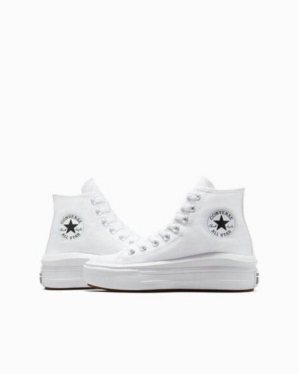 Zapatillas blancas mujer Converse lona Chuck Taylor