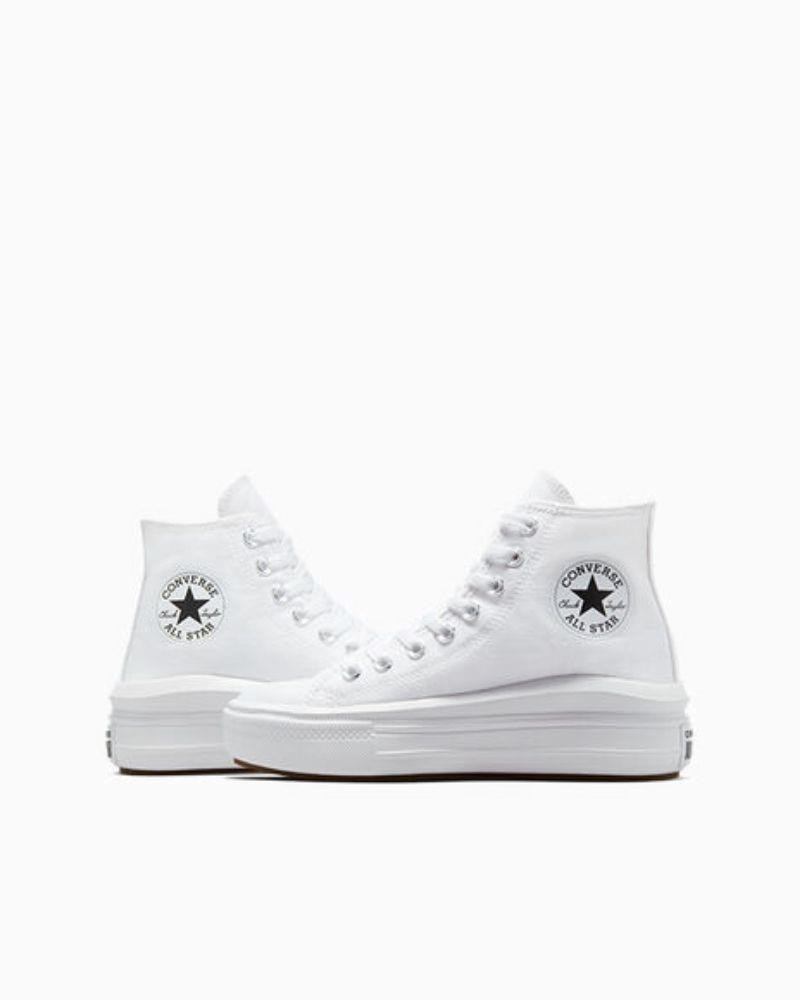 Zapatillas blancas mujer Converse lona Chuck Taylor