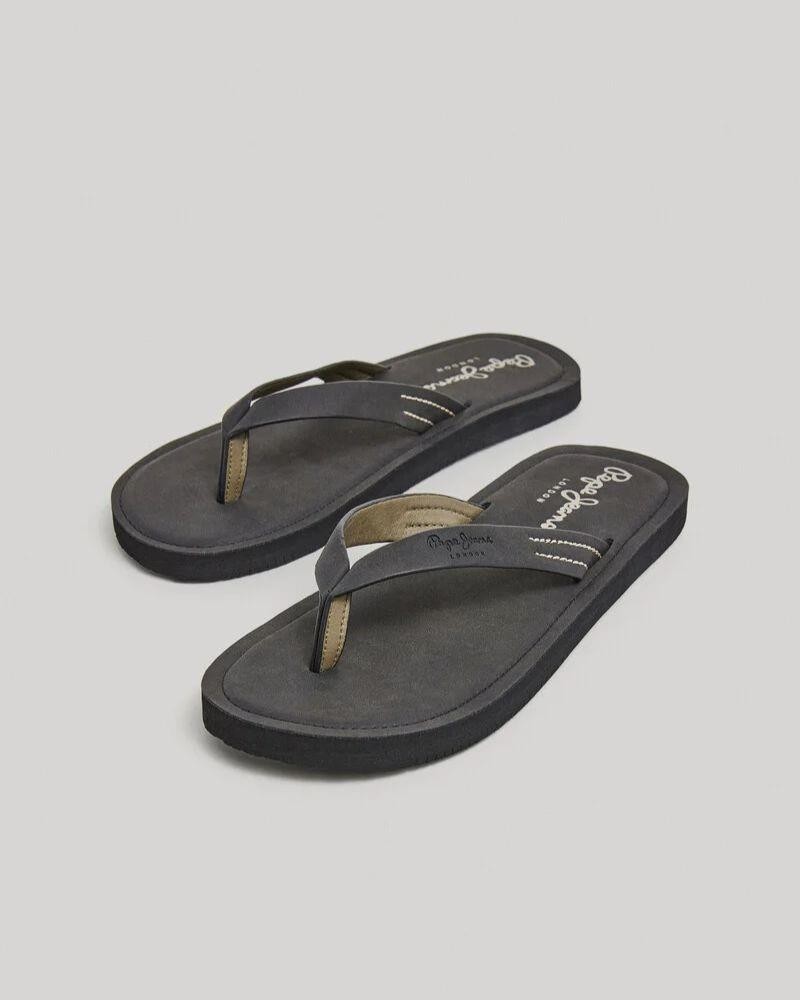 Sandalhas Abertas Chinelos Homem PEPE JEANS Preto PMS70141 SURF ISLAND