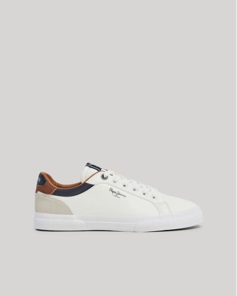 PEPE JEANS Sapatilhas Baixas Homem Branco PMS30839 KENTON COURT M