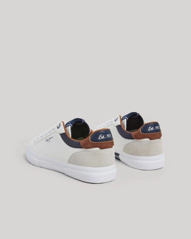 PEPE JEANS Sapatilhas Baixas Homem Branco PMS30839 KENTON COURT M