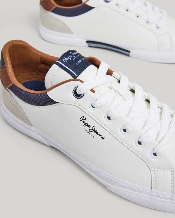PEPE JEANS Sapatilhas Baixas Homem Branco PMS30839 KENTON COURT M