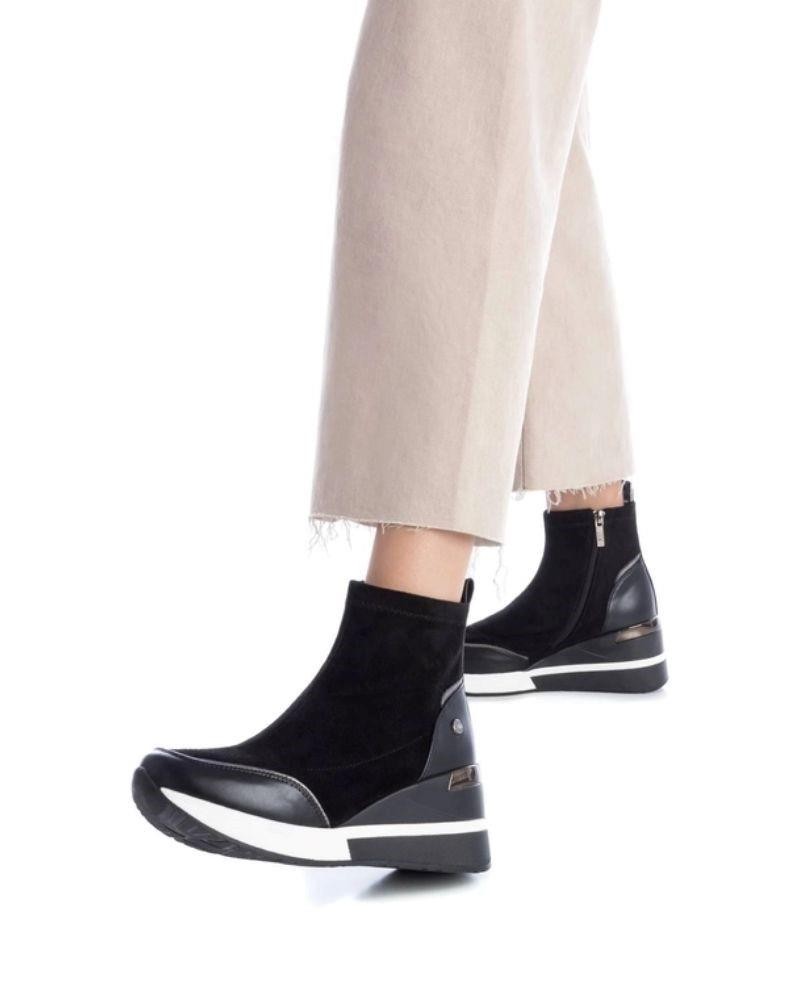 XTI Zapatillas Altas Mujer Negro 141576