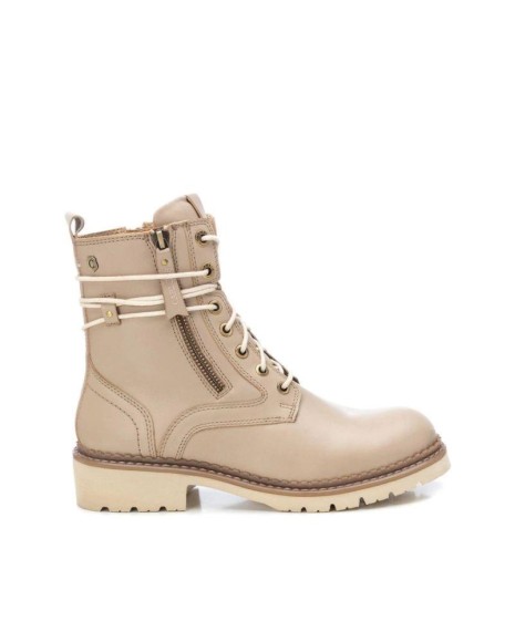 CARMELA Botines Militares Mujer Beige 161028