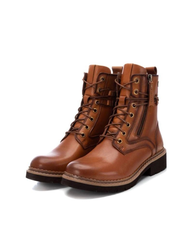 CARMELA Botas Militares Mulher Castanho 161028