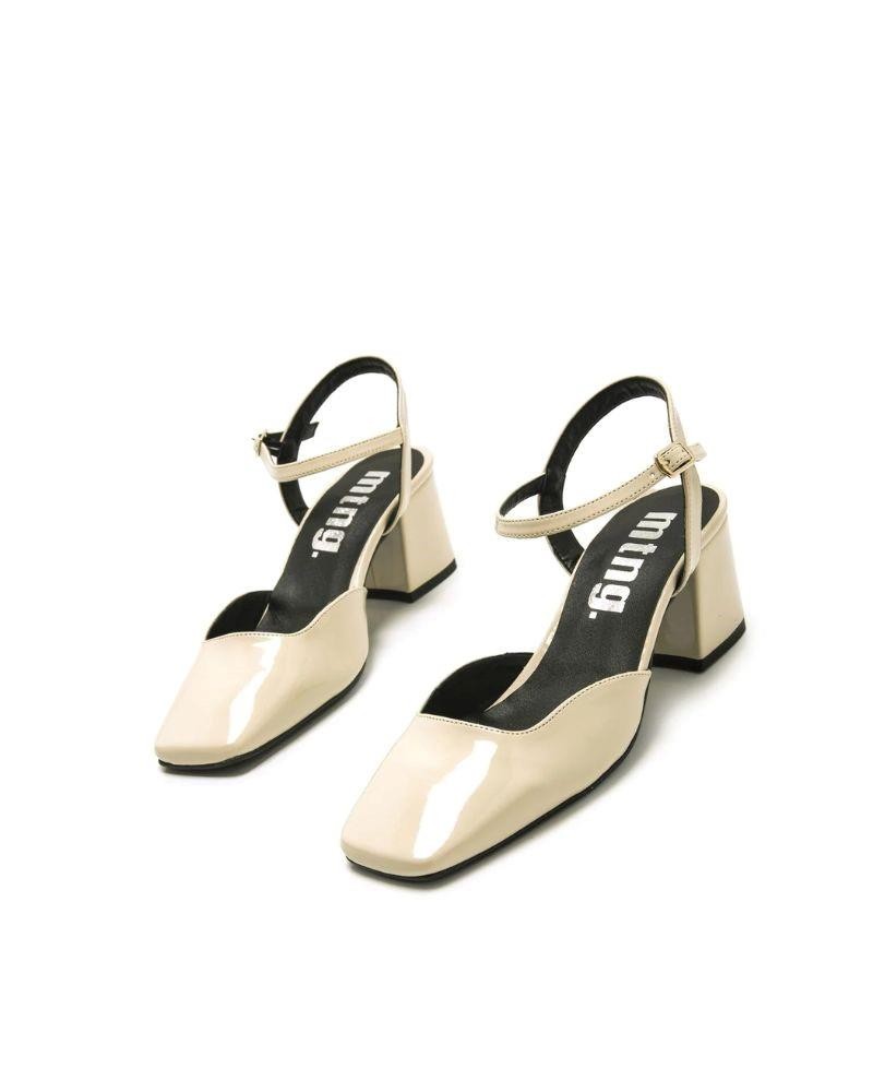 Sapatos de Salto Fechado Mulher Bege 59669 ROSALIE