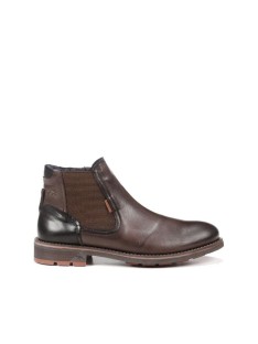 FLUCHOS Botines Chelsea Hombre Marrón F1343 Made In Spain.