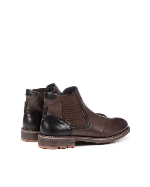 FLUCHOS Botines Chelsea Hombre Marrón F1343 Made In Spain.