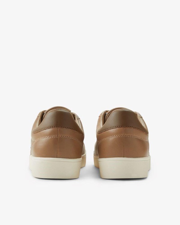 Fred Perry sapatilhas baixas homem castanhas Black Friday sapatilhas homem