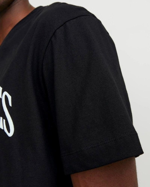 JACK AND JONES Camisetas Manga corta Hombre Negro 12251899 JORLUCCA