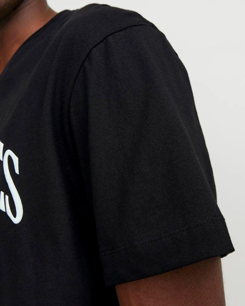 JACK AND JONES Camisetas Manga corta Hombre Negro 12251899 JORLUCCA