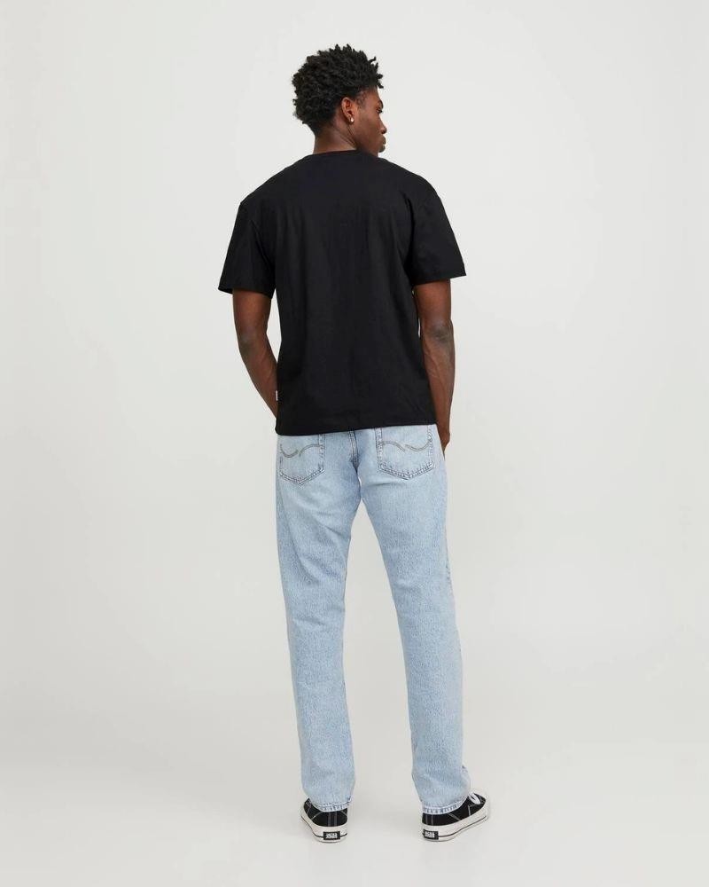 JACK AND JONES Camisetas Manga corta Hombre Negro 12251899 JORLUCCA
