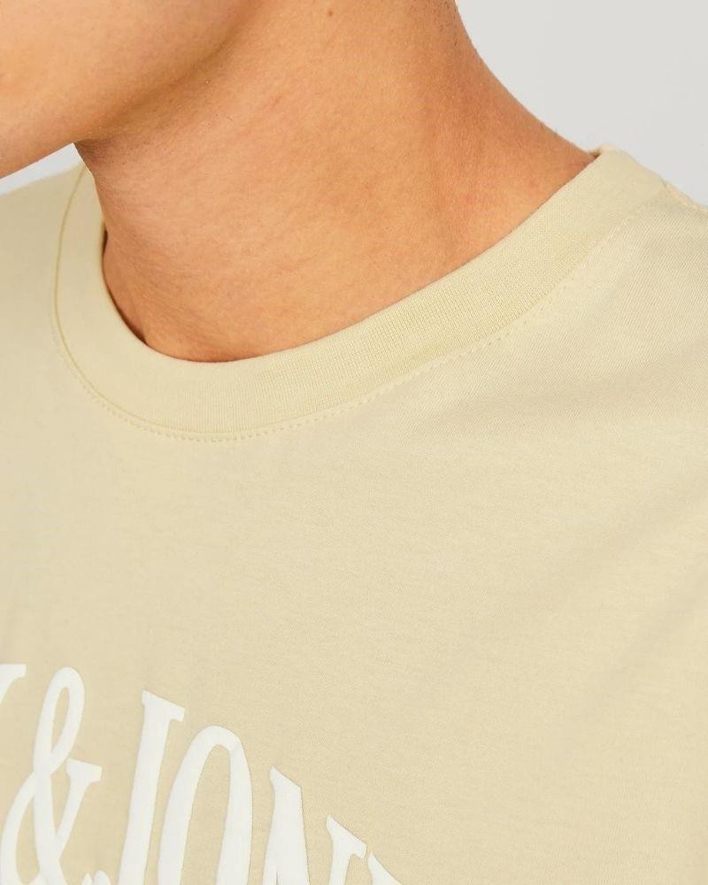 T-shirts Manga curta Homem JACK AND JONES Amarelo 12251899 JORLUCCA