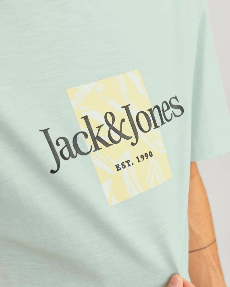  Camisetas Manga corta Hombre JACK AND JONES Verde 12250436 JORLAFAYETTE